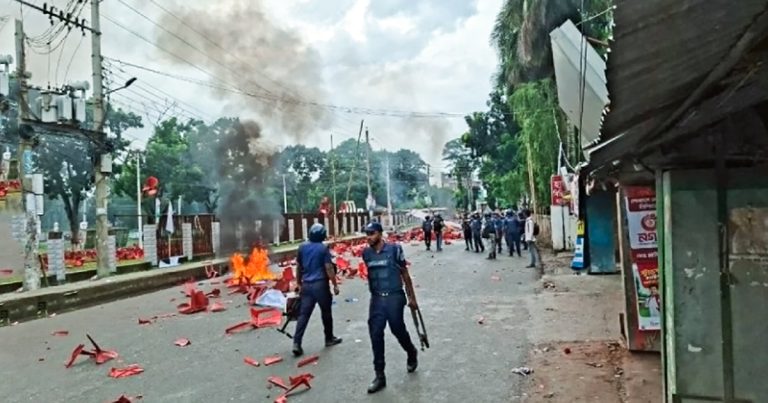এনসিপি সমাবেশে হামলা