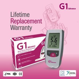 G1 Advanced Blood Glucose Machine